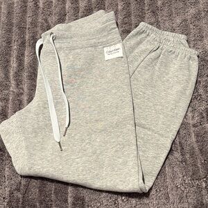 Calvin Klein Light Gray Sweatpants
